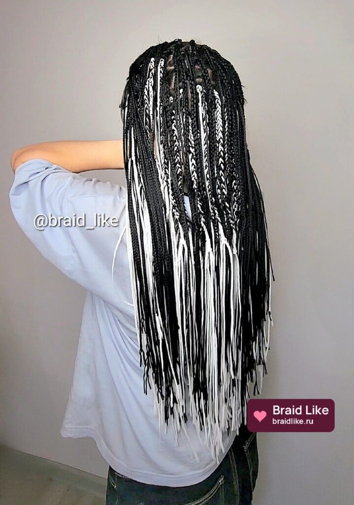 Зи-зи и новая длина — работа Ольги, Braid Like, Москва